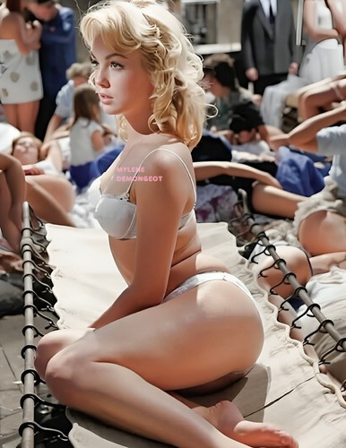Mylene demongeot colorized - mylene,